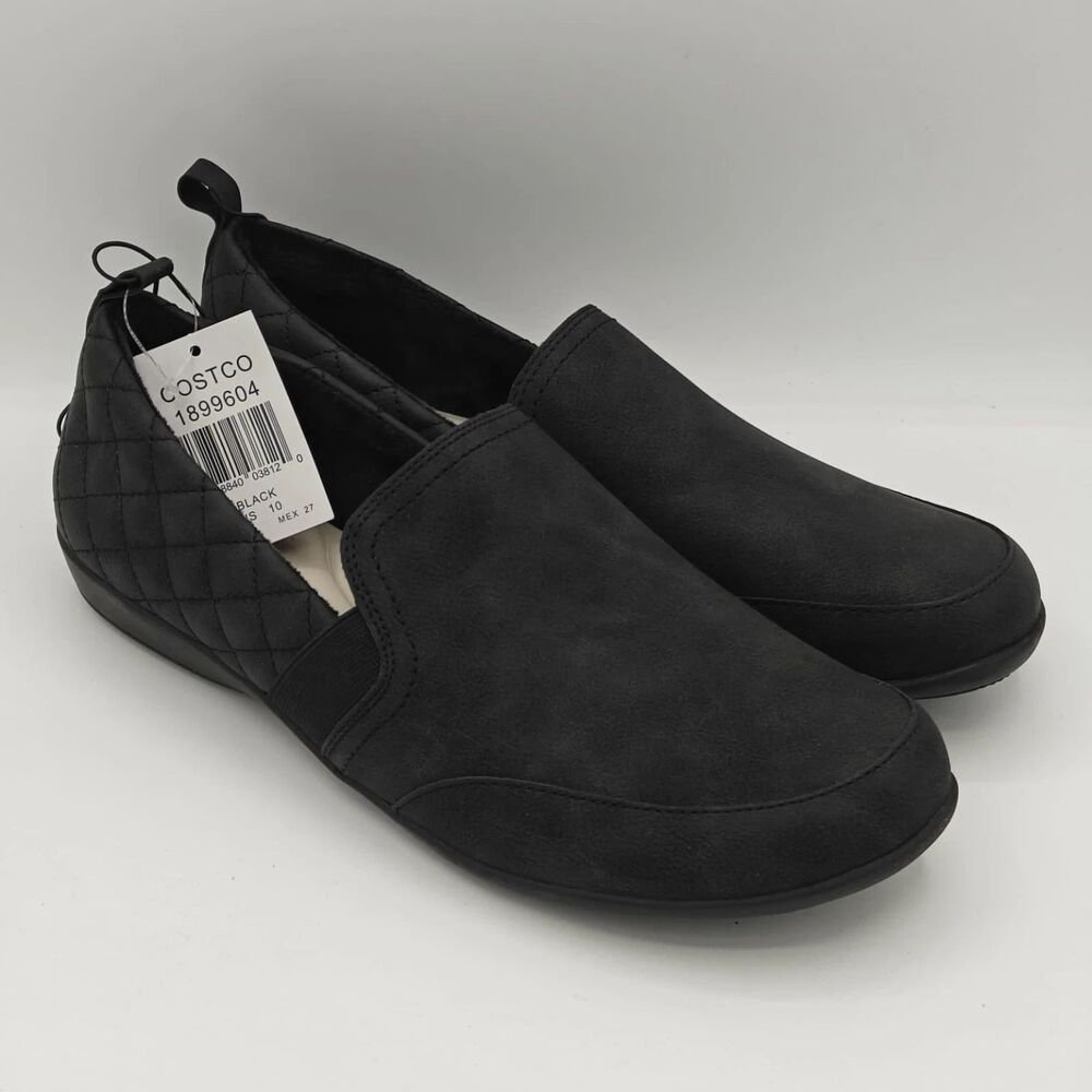 JSPORT “Lisa” Women’s Quilted Slipper Indoor/Outdoor Moc Style Shoe